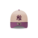 New Era 9Forty A-Frame MLB Seasonal Tonal New York Yankees Damson