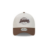 New Era 9Forty A-Frame NBA Vintage Stone Walnut Los Angeles Lakers