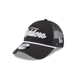 New Era 9Forty Trucker NFL Team Script Las Vegas Raiders Black