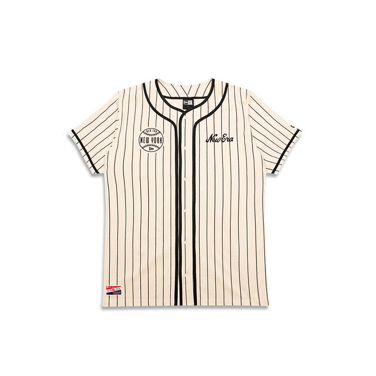 New Era MLB Branded Baseball Jersey Off White