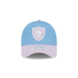 New Era Womens 9Forty A-Frame NFL Lilac Sky Las Vegas Raiders