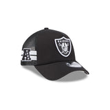 New Era 9Forty A-Frame Trucker NFL Multi Stripe Las Vegas Raiders Black