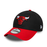 New Era 9Forty Snapback NBA 2Tone Champs Side Patch Chicago Bulls Black Red
