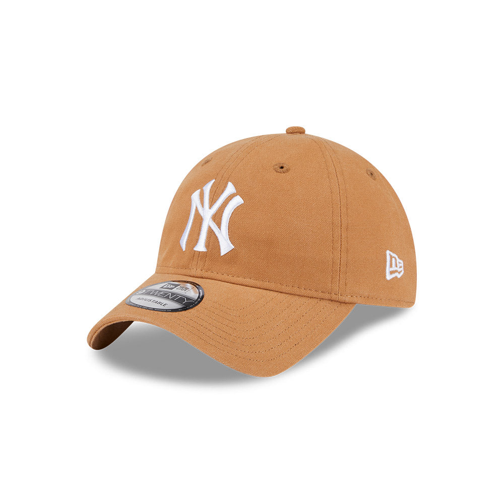 New Era 9Twenty MLB Vintage Canvas Wash New York Yankees Light Bronze