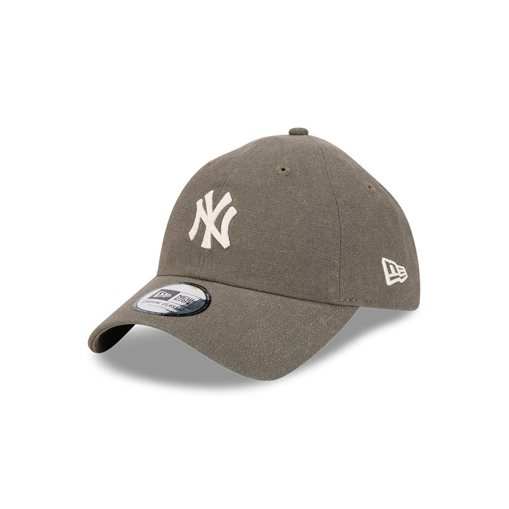 New Era Casual Classic MLB Canvas Chainstitch New York Yankees Moss