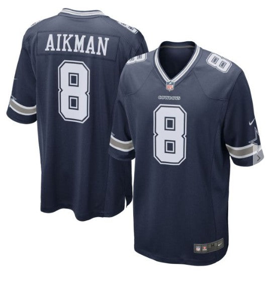 Nike NFL Game Jersey Dallas Cowboys Troy Aikman #8 Navy