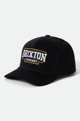 Brixton Pierson MP Snapback Black Cord