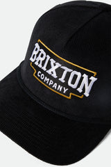 Brixton Pierson MP Snapback Black Cord