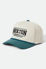Brixton Pierson MP Snapback Night Sage/Off White Cord