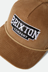 Brixton Pierson MP Snapback Sand Cord