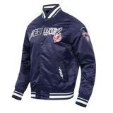 Pro Standard MLB City Ransom Satin Jacket New York Yankees Midnight Navy