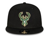 New Era Youth 9Fifty NBA Milwaukee Bucks Black Team