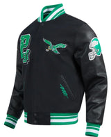 Pro Standard NFL Best Of Wool Varsity Jacket Philadelphia Eagles Black/Green