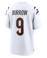 Nike NFL Game Jersey Cincinnati Bengals Joe Burrow #9 White