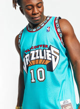 Mitchell & Ness NBA Swingman Jersey Vancouver Grizzlies Mike Bibby #10 98-99 Teal