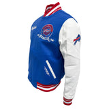 Pro Standard NFL Team Badge Wool Varsity Jacket Buffalo Bills Royal Blue/Red
