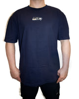 Pro Standard NFL Classic Icon Pro Drop Shoulder Tee Seattle Seahawks Midnight Navy