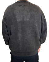 Pro Standard MLB Washed Classic Drop Shoulder Crewneck Los Angeles Dodgers Washed Black