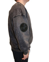 Pro Standard MLB Washed Classic Drop Shoulder Crewneck Los Angeles Dodgers Washed Black