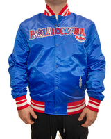 Pro Standard MLB City Ransom Satin Jacket Philadelphia Phillies Royal Blue Red