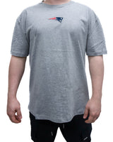 Pro Standard NFL Classic Icon Pro Drop Shoulder Tee New England Patriots Heather Grey