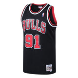 Mitchell & Ness NBA Youth Swingman Jersey Chicago Bulls Dennis Rodman #91 97-98 Black