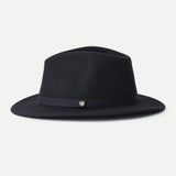 Brixton Messer Packable Fedora Black/Black