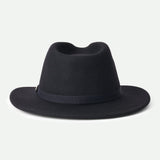 Brixton Messer Packable Fedora Black/Black
