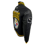 Pro Standard NFL Team Badge Wool Varsity Jacket Pittsburgh Steelers Black/Yellow