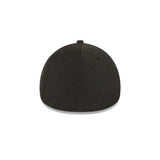 New Era 39Thirty MLB Los Angeles Dodgers Black On Black