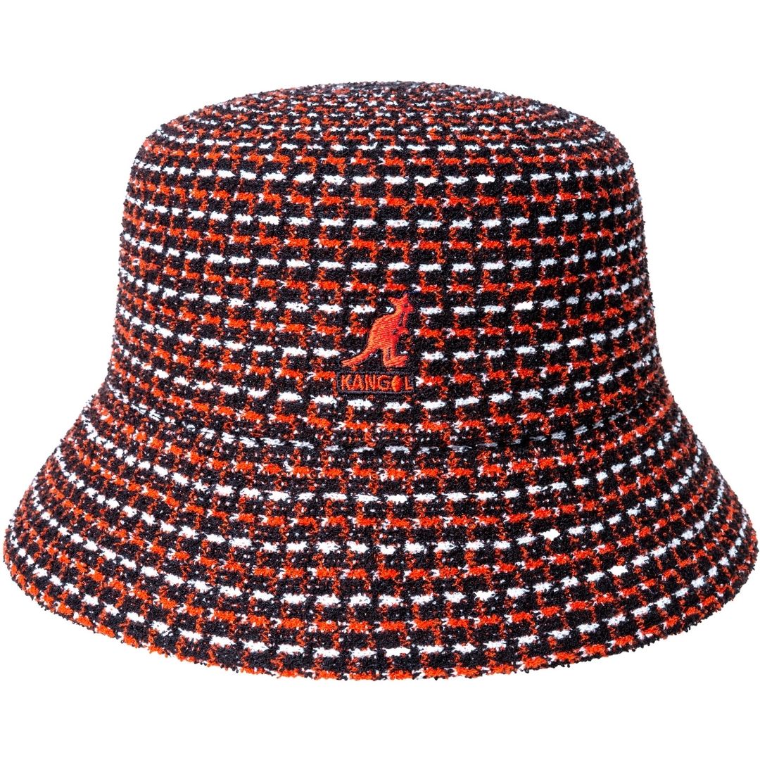 Kangol Maze Jacquard Bucket Black