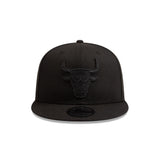 New Era 9Fifty Snapback NBA Chicago Bulls Black on Black