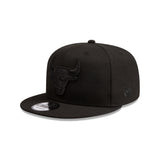 New Era 9Fifty Snapback NBA Chicago Bulls Black on Black