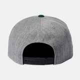 Brixton Oath III Snapback Heather Grey/Spruce