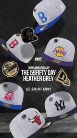59Fifty Day 2024 Heather Grey Collection