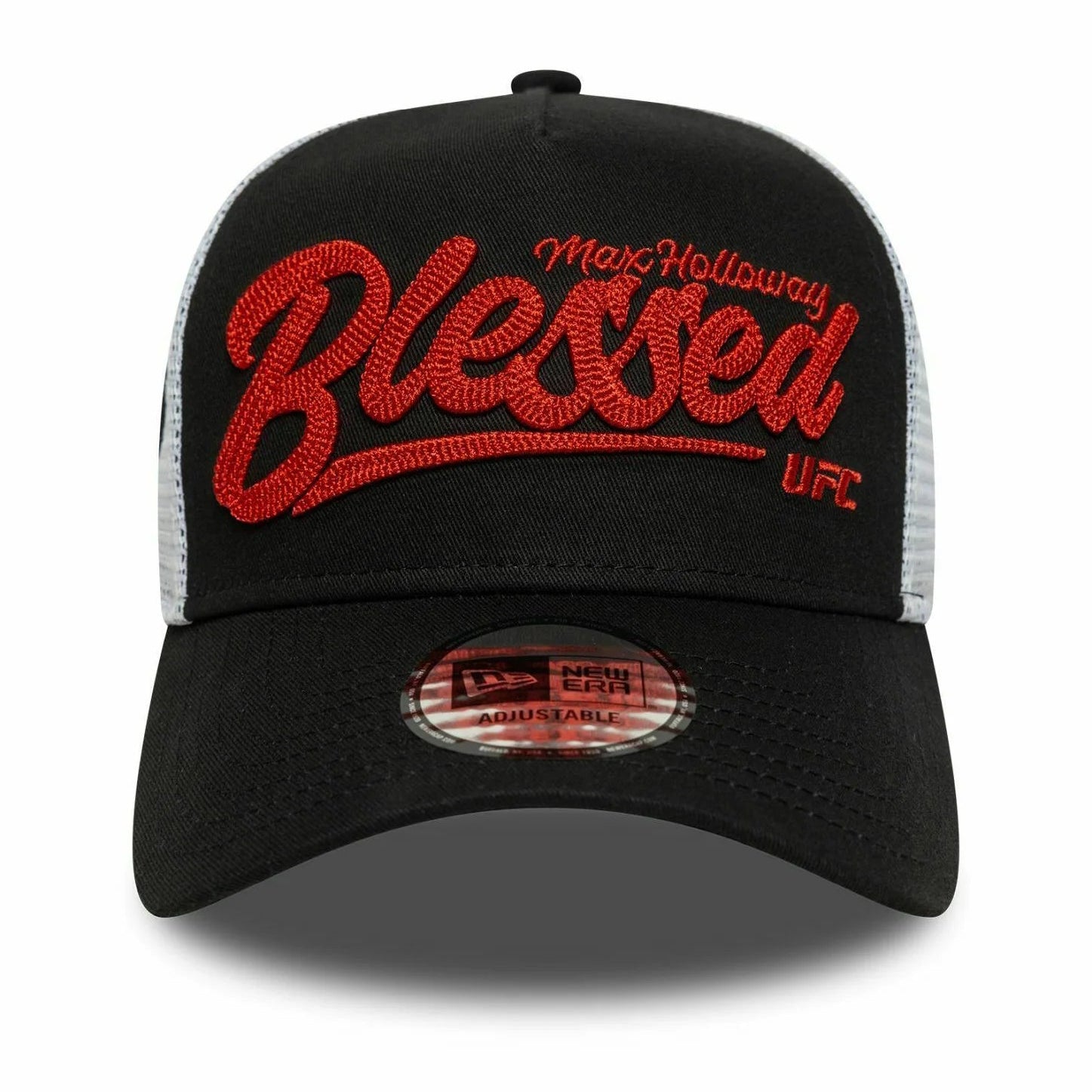 New Era 9Forty E-Frame Trucker UFCMMA Holloway Black Scarlet