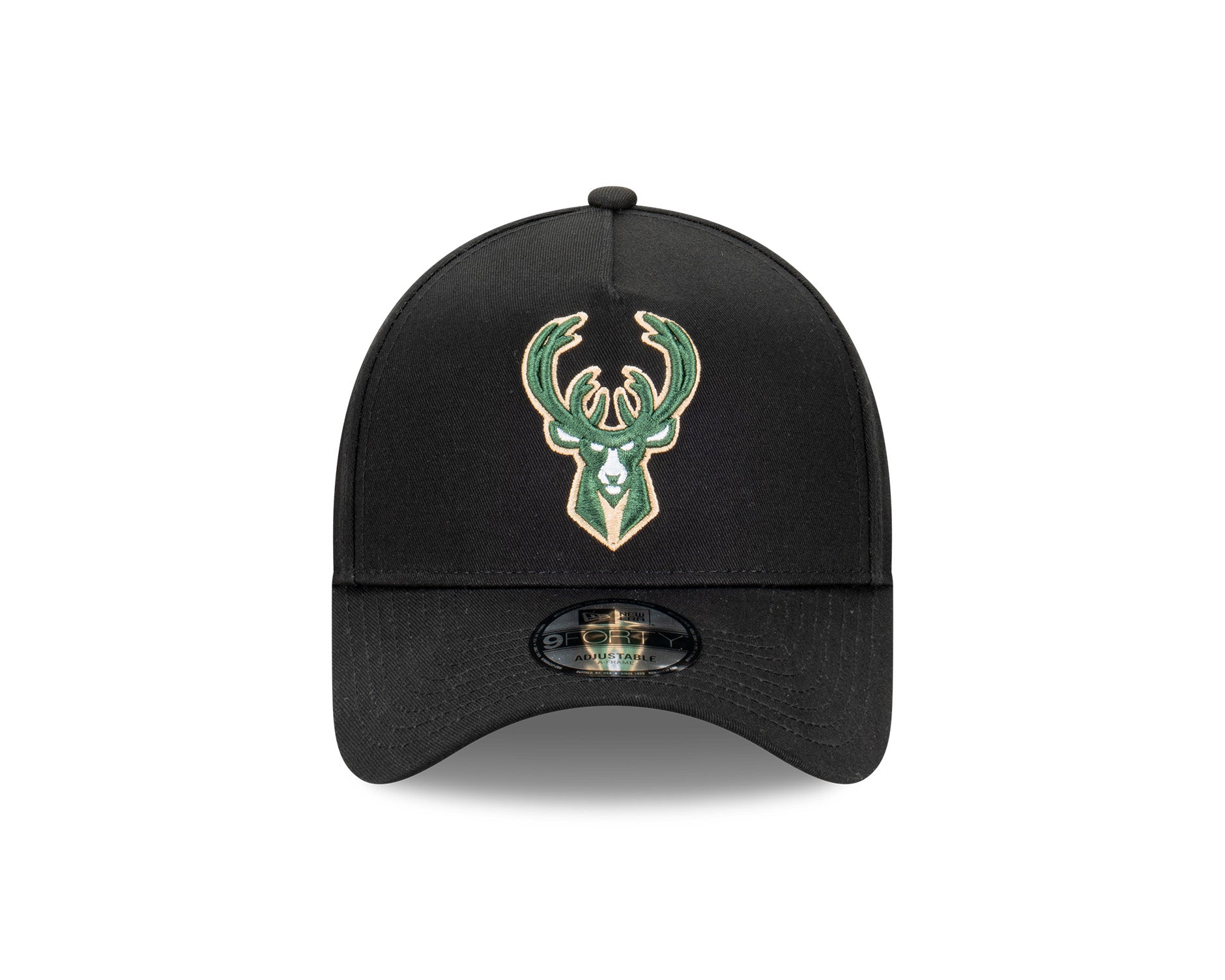 New Era 9Forty A-Frame NBA Milwaukee Bucks Black/Team