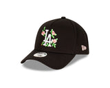 New Era Womens 9Forty A-Frame MLB Black Rose Los Angeles Dodgers