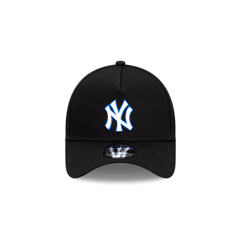 New Era 9Forty A-Frame MLB Black Royal New York Yankees