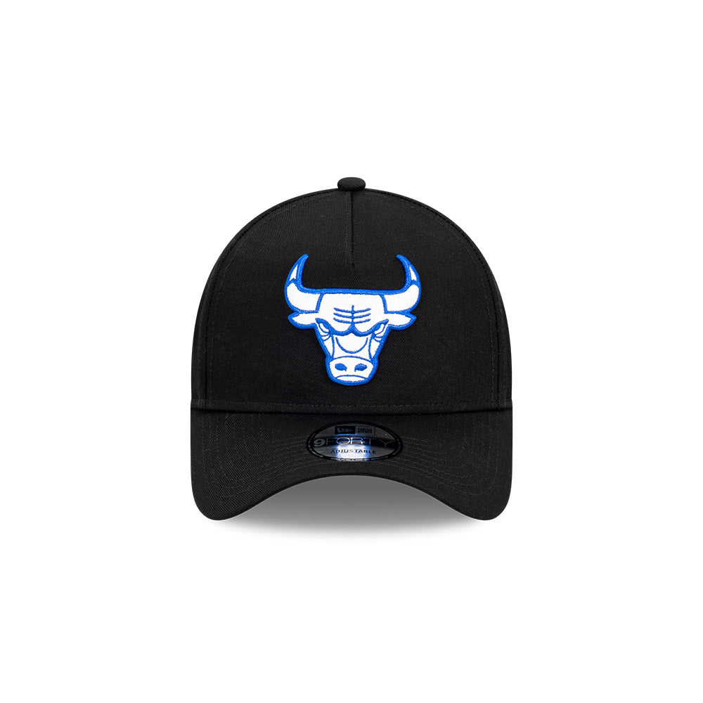 New Era 9Forty A-Frame NBA Black Royal Chicago Bulls