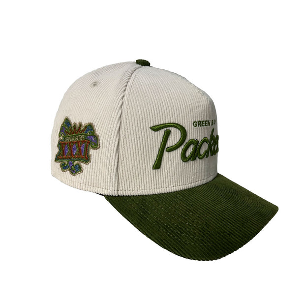 New Era 9Forty A-Frame NFL Chrome Olive Green Bay Packers