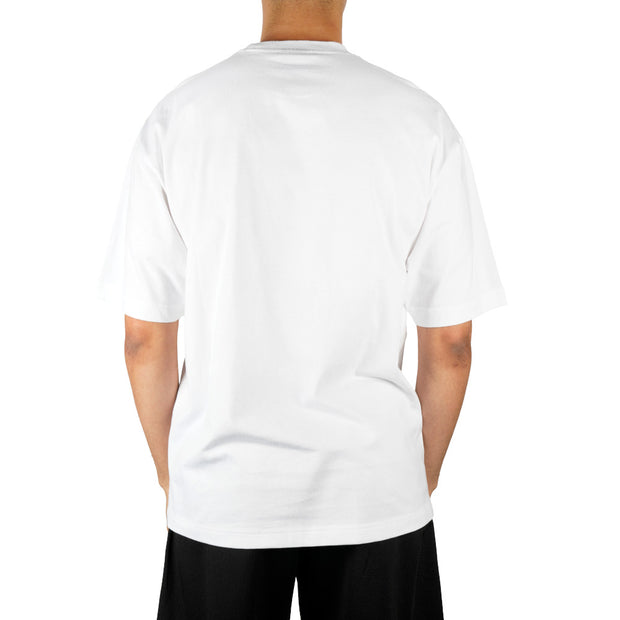 New Era Oversized Racing Tee White