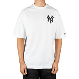 New Era MLB Oversized Vintage Tee New York Yankees White