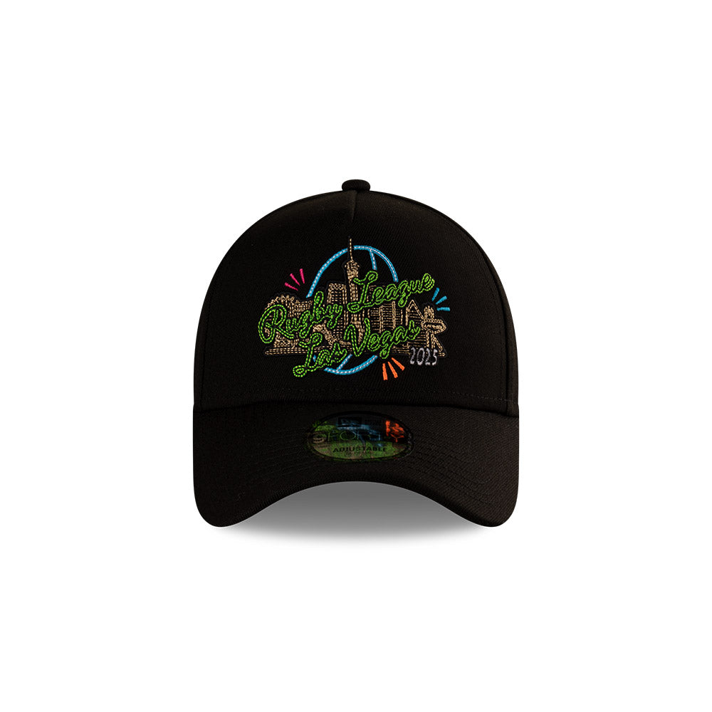 New Era 9Forty A-Frame NRL 2025 NRL Las Vegas Neon Black Logo – Cap-Z ...