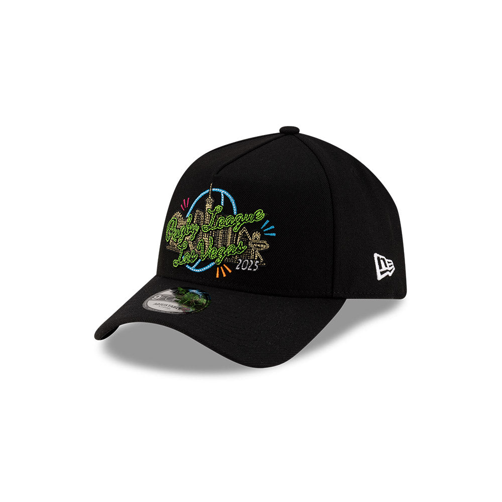 New Era 9Forty A-Frame NRL 2025 NRL Las Vegas Neon Black Logo – Cap-Z ...