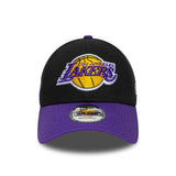 New Era 9Forty Snapback NBA 2Tone Champs Side Patch Los Angeles Lakers Black Purple