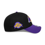 New Era 9Forty Snapback NBA 2Tone Champs Side Patch Los Angeles Lakers Black Purple