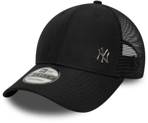New Era 9Forty Trucker MLB Flawless New York Yankees Black