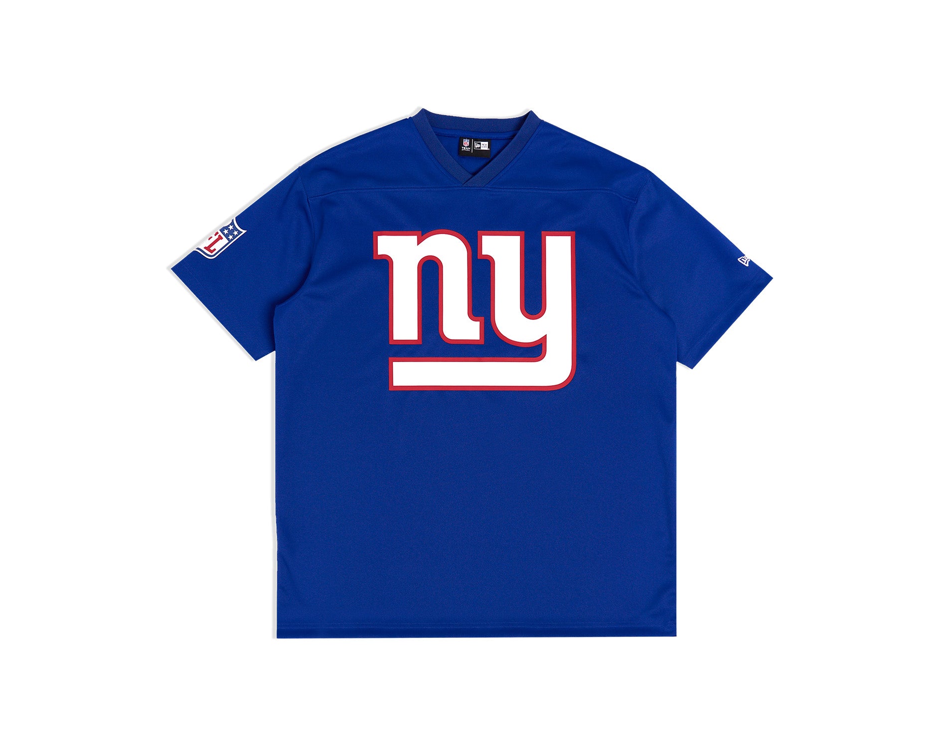 New Era NFL V-Neck Jersey Tee New York Giants Royal