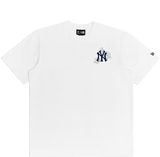 New Era NBA Grunge Rose Tee New York Yankees White